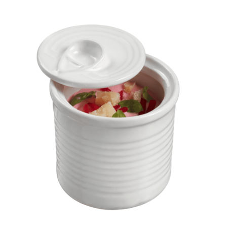 Verrine Conserve céramique blanche 100 ml