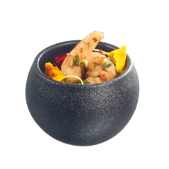 Verrine Sph'air Sandy céramique noire 64 ml