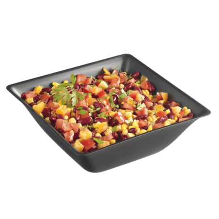 Saladier Fluid' PP anthracite mat 2500 ml