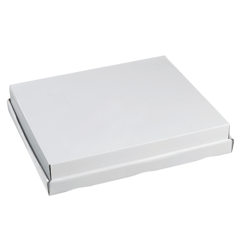 Couvercle Ecokraft compact blanc brillant 331x284x30 mm
