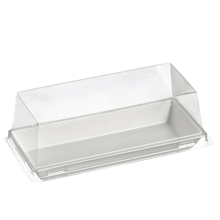Assiette Quartz pulpe de canne 130x60 mm