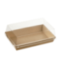 Barquette Quartz carton avec lamination 160x100 mm