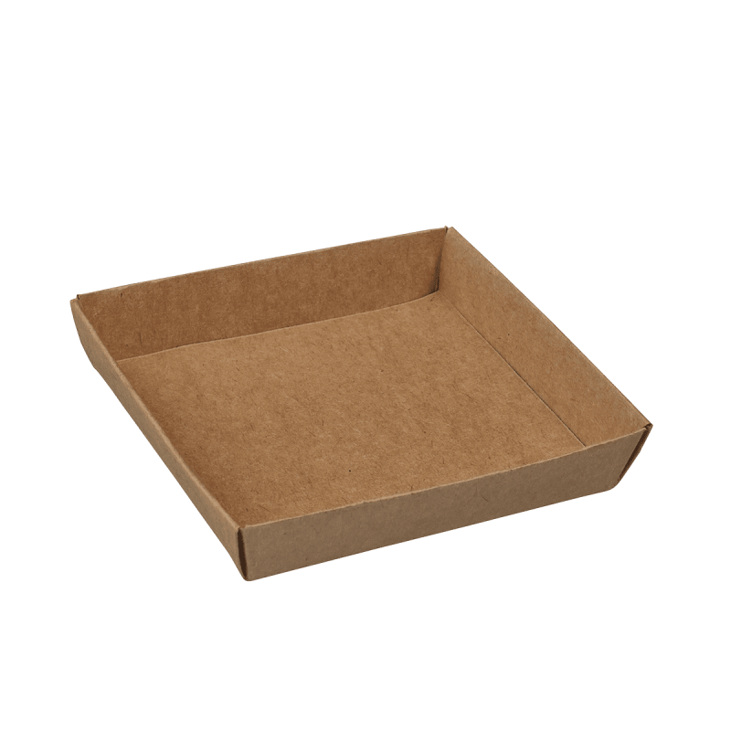 Barquette Quartz carton avec lamination 130x130 mm
