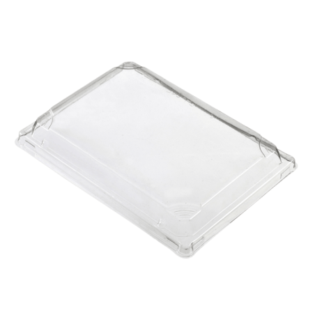 Barquette bois avec lamination + couvercle OPS 700 ml