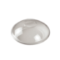 Couvercle transparent pour assiette GALAXIE ronde pulpe de canne