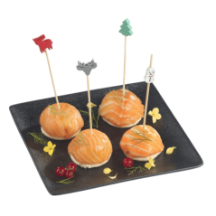 Piques Noël 4 modèlesx50, pack de 200