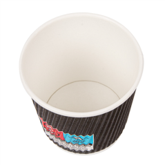 GOBELETS BOISSONS CHAUDES DOUBLE PAROI ONDULÉ