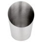 MINI RÉCIPIENTS À FRITES TRONQUÉS, LISSES 'ARTINOX'  Ø 8,5x8,5 CM ARGENTE INOX (12 UNITÉ)