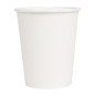 GOBELETS BOISSONS CHAUDES 1 PAROI 240 ML 280 + 18 PE G/M2 Ø8/5,6x9,2 CM BLANC CARTON (1000 UNITÉ)