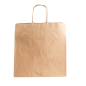 SACS SOS TRAITEUR AVEC ANSES  90 G/M2 26+20x27 CM NATUREL KRAFT (250 UNITÉ)