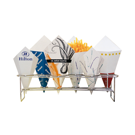 PORTE FRITES CONIQUE 6 CORNETS