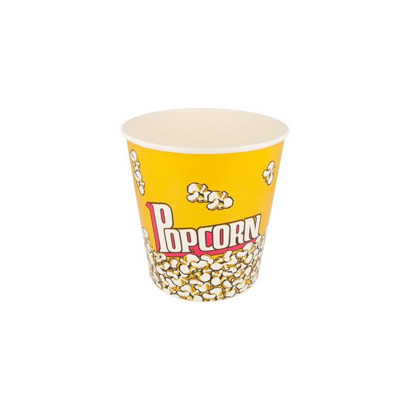 RÉCIPIENTS POUR POP-CORN 3900 ML 260 +20 PE G/M2 Ø 18,5/14,5x19,5 CM CARTON (300 UNITÉ)