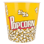 RÉCIPIENTS POUR POP-CORN 3900 ML 260 +20 PE G/M2 Ø 18,5/14,5x19,5 CM CARTON (300 UNITÉ)