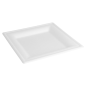 ASSIETTES CARRÉES 'BIONIC'  16x16x1 CM BLANC BAGASSE (1000 UNITÉ)