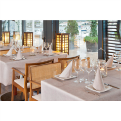 SERVIETTES 'LIKE LINEN' 70 G/M2 40x40 CM CHOCOLAT SPUNLACE (600 UNITÉ)