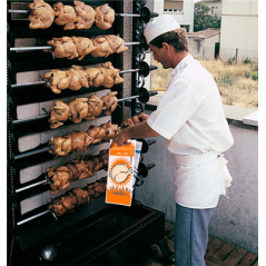 SAC POUR 1 POULET  45 G/M2 + 20µ PP 18+6x35 CM BLANC PAPIER (500 UNITÉ)