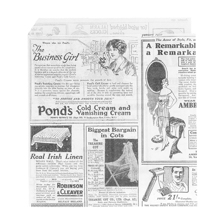 PAPIER INGRAISSABLES OUVERT 2 CÔTÉS FAST FOOD