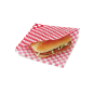 PAPIER INGRAISSABLES OUVERT 2 CÔTÉS FAST FOOD 'FITIPALDI' 32 G/M2 16x16,5 CM ROUGE PARCH.INGRAISSABLE (500 UNITÉ)