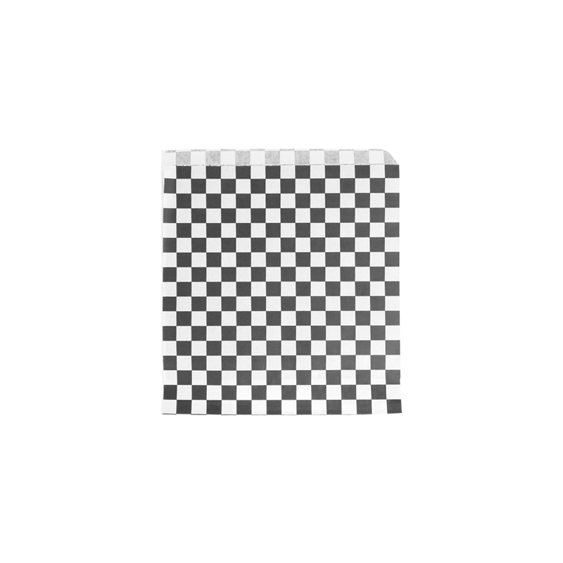 PAPIER INGRAISSABLES OUVERT 2 CÔTÉS FAST FOOD 'FITIPALDI' 32 G/M2 17x18 CM NOIR PARCH.INGRAISSABLE (500 UNITÉ)