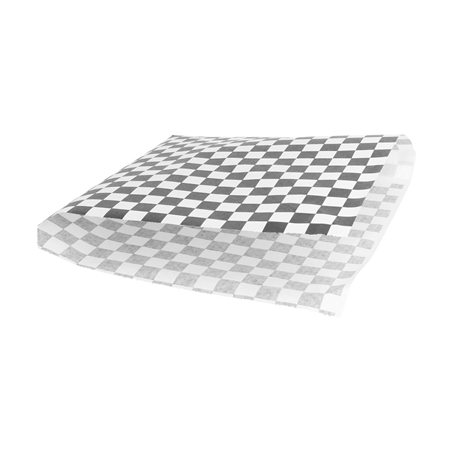 PAPIER INGRAISSABLES OUVERT 2 CÔTÉS FAST FOOD 'FITIPALDI' 32 G/M2 17x18 CM NOIR PARCH.INGRAISSABLE (500 UNITÉ)