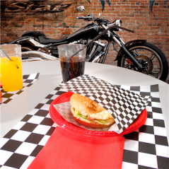 PAPIER INGRAISSABLES OUVERT 2 CÔTÉS FAST FOOD