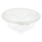 SALADIER AVEC CHARNIÈRE 1 L Ø 16,1x10,7 CM TRANSPARENT RPET (400 UNITÉ)
