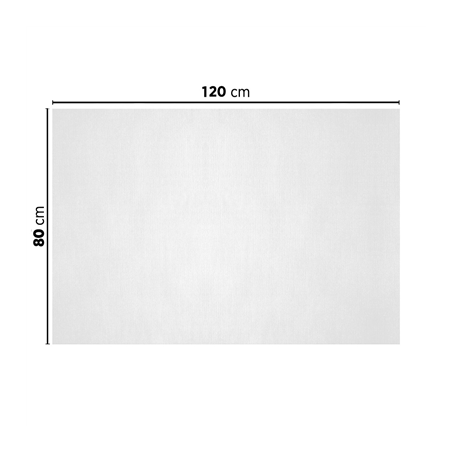 NAPPES PLIAGE M  48 G/M2 80x120 CM BLANC CELLULOSE (200 UNITÉ)