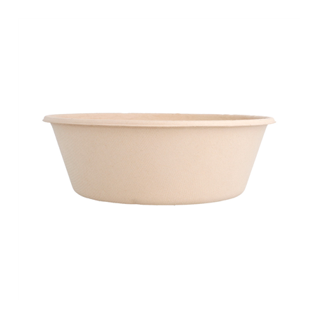BOLS 'BIONIC' 900 ML Ø 19,5x6,5 CM NATUREL BAGASSE (200 UNITÉ)