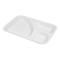 PLATEAUX REPAS EMPORTER, 3 COMP.  31,5x21 CM BLANC PS (400 UNITÉ)
