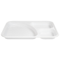 PLATEAUX REPAS EMPORTER, 3 COMP.  31,5x21 CM BLANC PS (400 UNITÉ)