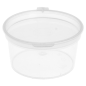 PETITS POTS + COUVERCLE INCLUS 30 ML Ø5/4x2.7 CM TRANSPARENT PP (1000 UNITÉ)