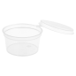 PETITS POTS + COUVERCLE INCLUS 30 ML Ø5/4x2.7 CM TRANSPARENT PP (1000 UNITÉ)