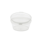PETITS POTS + COUVERCLE INCLUS 60 ML Ø6/4,6x2.5 CM TRANSPARENT PP (1000 UNITÉ)