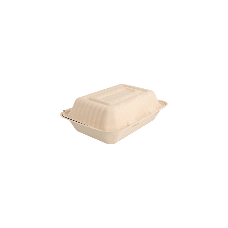 COQUILLES 'BIONIC' 1 L 16,5x22,5x6,4 CM NATUREL BAGASSE (200 UNITÉ)