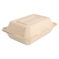 COQUILLES 'BIONIC' 1 L 16,5x22,5x6,4 CM NATUREL BAGASSE (200 UNITÉ)