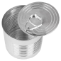 BOÎTES DE CONSERVE 220 ML Ø7,4x7,2 CM ARGENTE PS (100 UNITÉ)