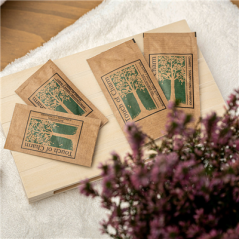 SACHETS SHAMPOOING 10 ML 10x5 CM NATUREL KRAFT (1000 UNITÉ)