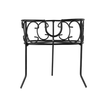 PIÉDESTAL POUR CODE 215.56  16,5x16,5x16,4 CM NOIR METAL (1 UNITÉ)