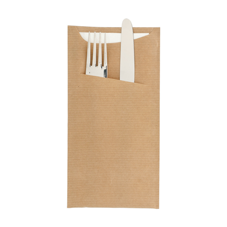 SACS COUVERTS + SERVIETTE