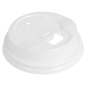 COUVERCLES HAUTS POUR GOBELETS 120 ML  BLANC PS (1000 UNITÉ)