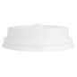COUVERCLES HAUTS POUR GOBELETS 120 ML  BLANC PS (1000 UNITÉ)