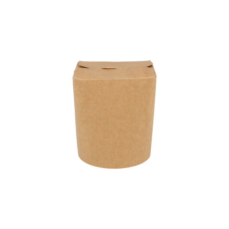 RÉCIPIENTS MULTIUSAGES MICRO-ONDABLES 480 ML 275 + 25 PE G/M2 Ø8x9 CM NATUREL KRAFT (50 UNITÉ)