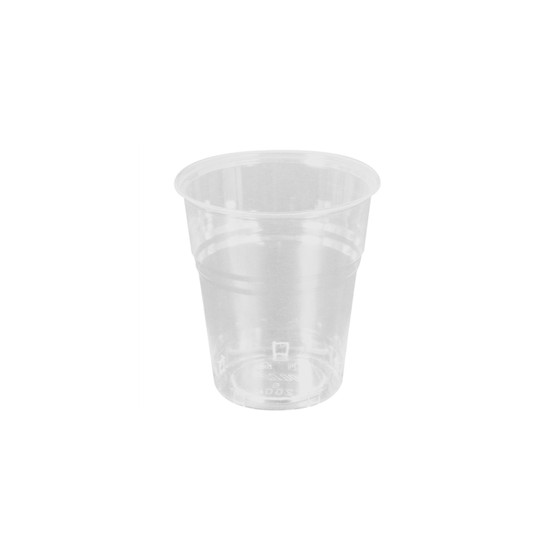 POTS COMPOSTABLES 200 ML Ø 7,85x8 CM TRANSPARENT PLA (1250 UNITÉ)