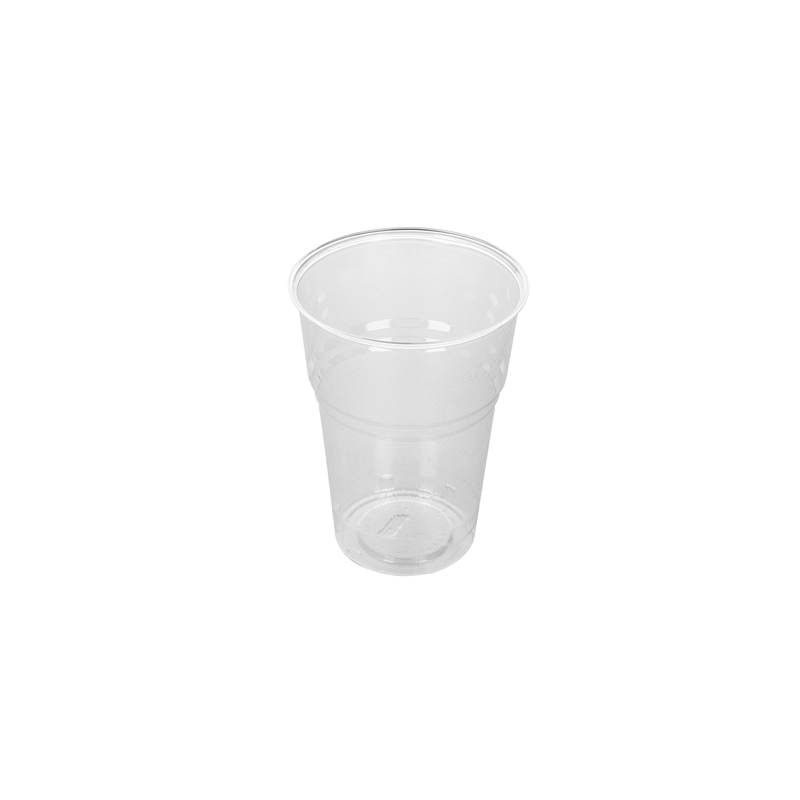 POTS COMPOSTABLES 400 ML Ø 8,5x11,2 CM TRANSPARENT PLA (1000 UNITÉ)