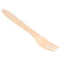 FOURCHETTES 'CURVE'  18,3 CM NATUREL BOIS (100 UNITÉ)