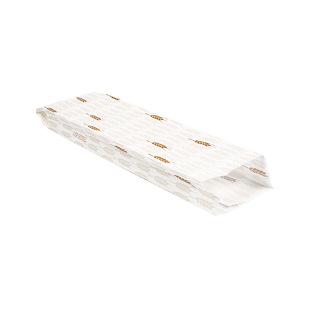 SACHETS BOULANGERIE 'CERES' 33 G/M2 9+3,5x35 CM BLANC CELLULOSE (250 UNITÉ)