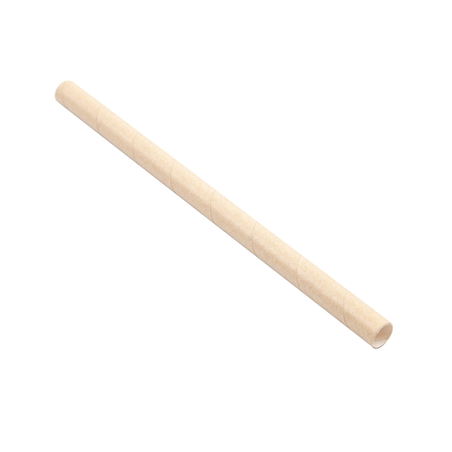PAILLES DROITES COCKTAIL 'PAPER'  Ø0,80x14 CM NATUREL KRAFT (3000 UNITÉ)