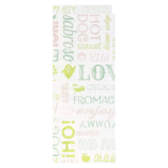 PAPIER INGRAISSABLES OUVERT 2 CÔTÉS - HOT DOG