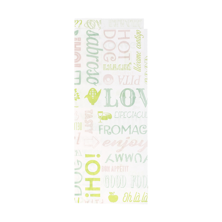 PAPIER INGRAISSABLES OUVERT 2 CÔTÉS - HOT DOG