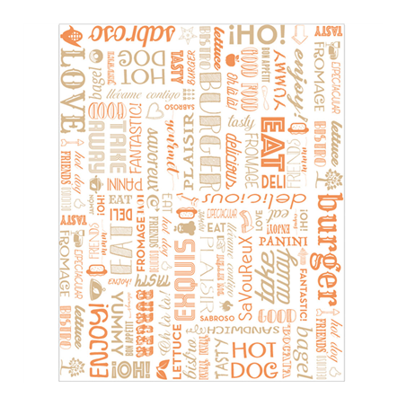 PAPIER INGRAISSABLES FAST FOOD